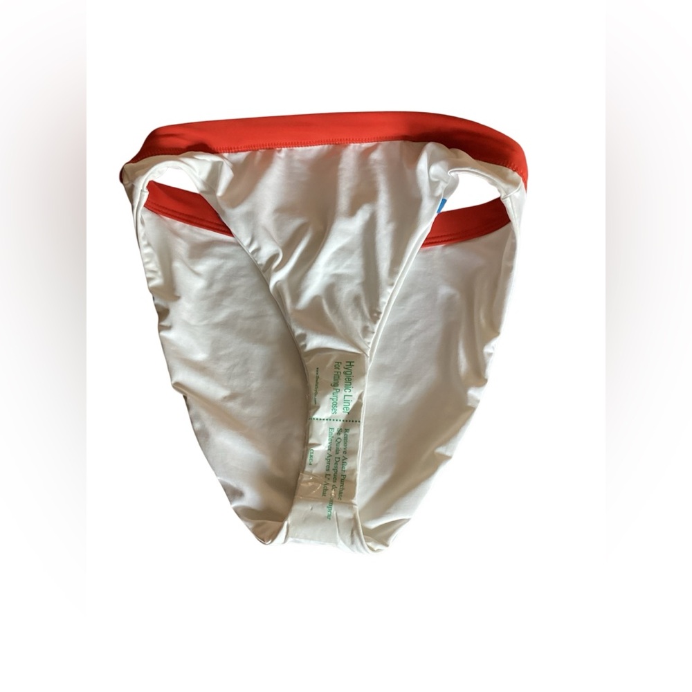 Dippin Daisies Olympia Bikini Set with 2 Tops White Red Blue Women Size Small - Picture 6 of 12